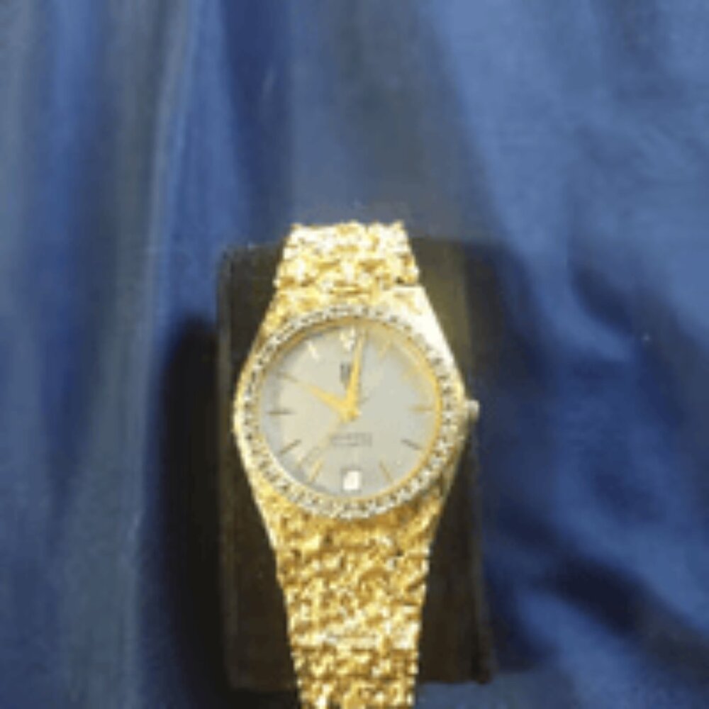 PB diamond quartz watch